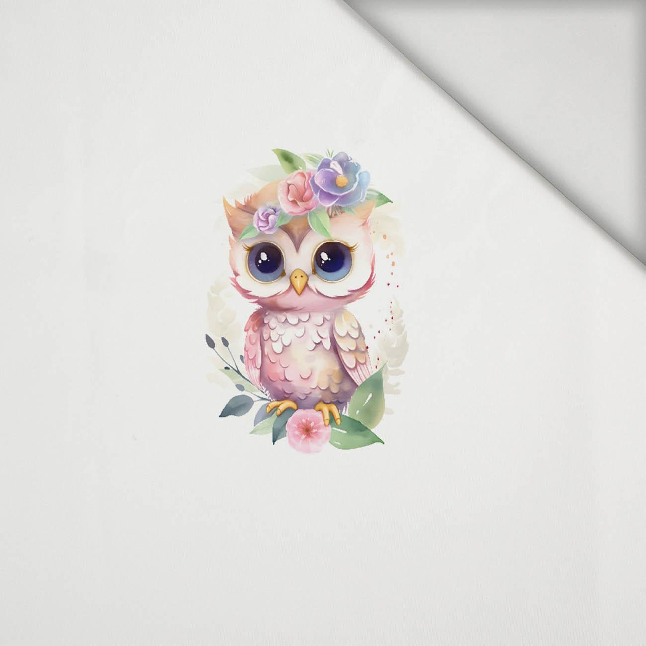 BABY OWL - Paneel (75cm x 80cm) Lycra 300g