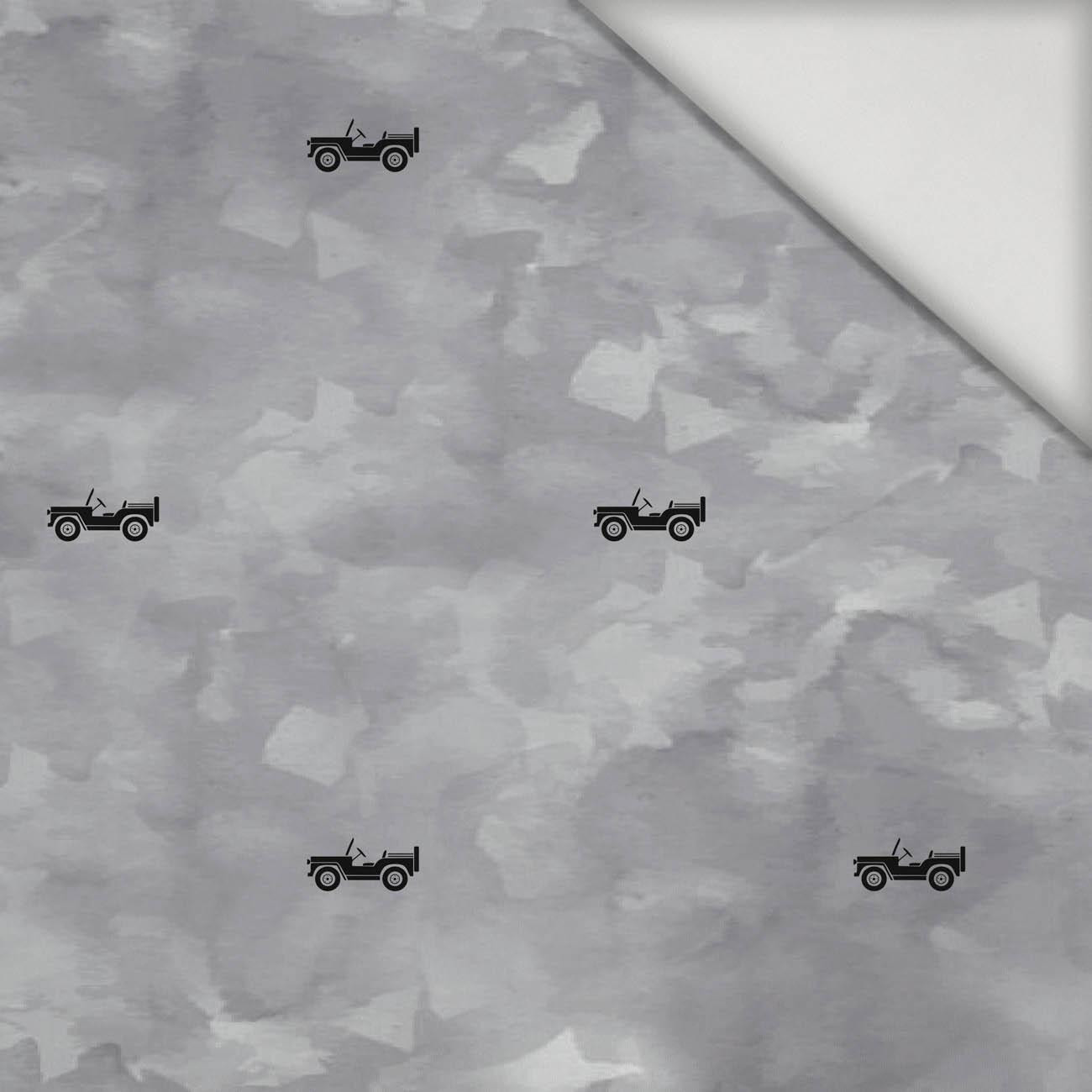 JEEPS (minimal) / CAMOUFLAGE m. 2 (grau) - Lycra 300g