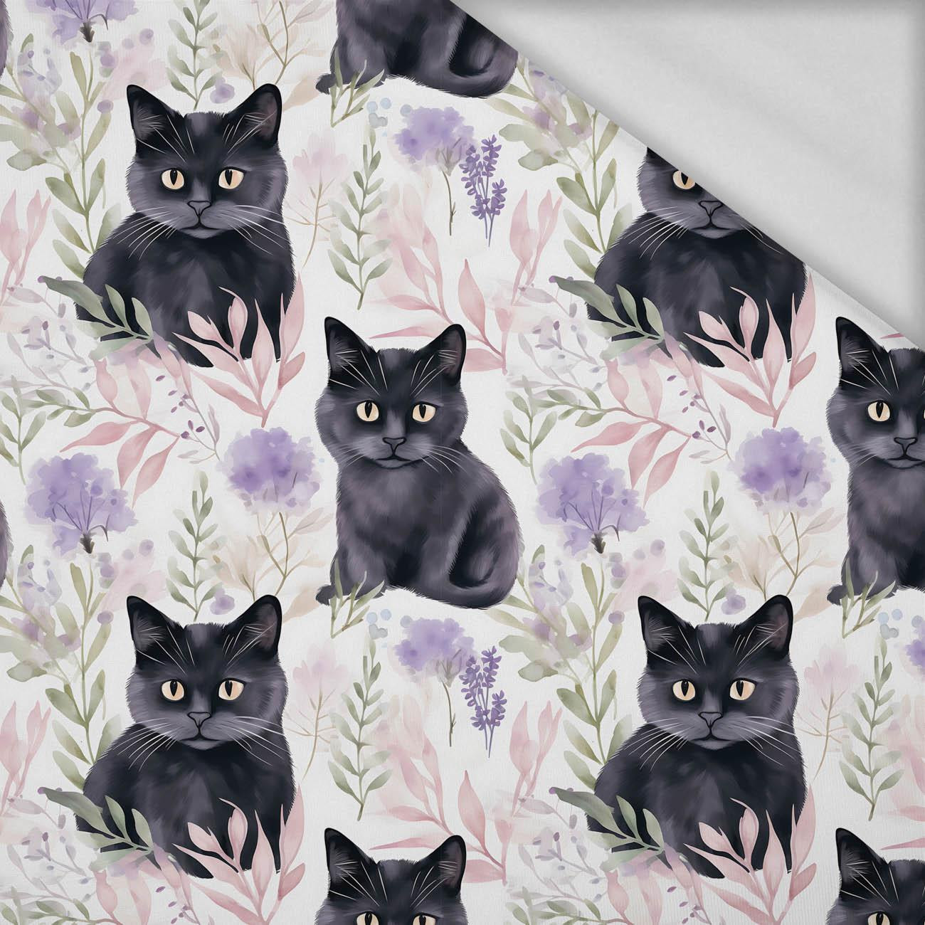 PASTEL BLACK CAT - Thermo lycra