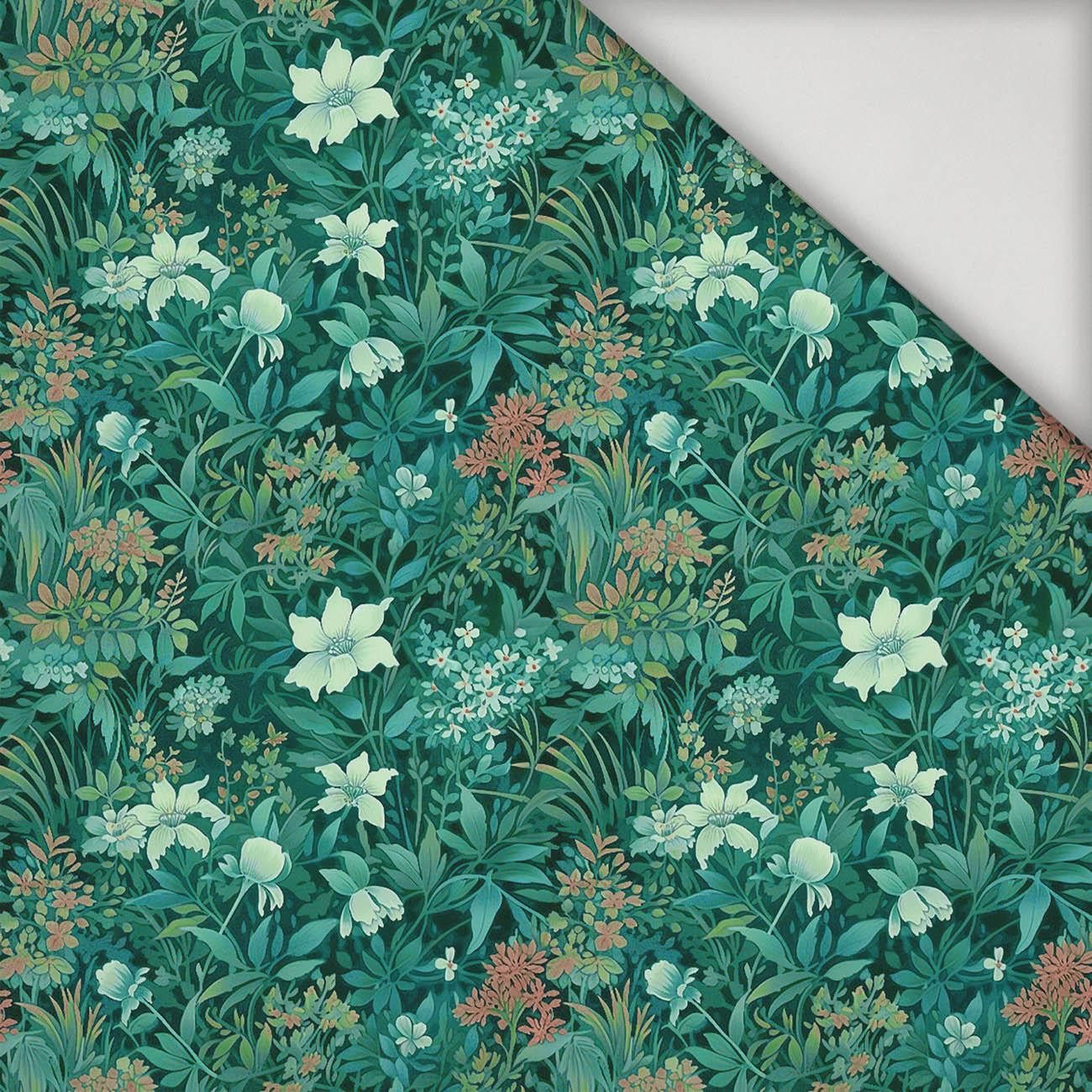 VERDIGRIS / FLOWERS - Lycra 300g