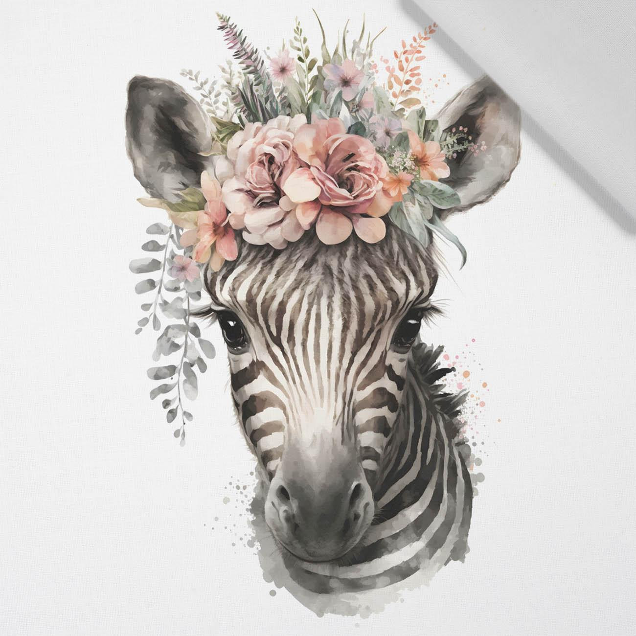 BABY ZEBRA - Paneel (60cm x 50cm)  Baumwoll Webware