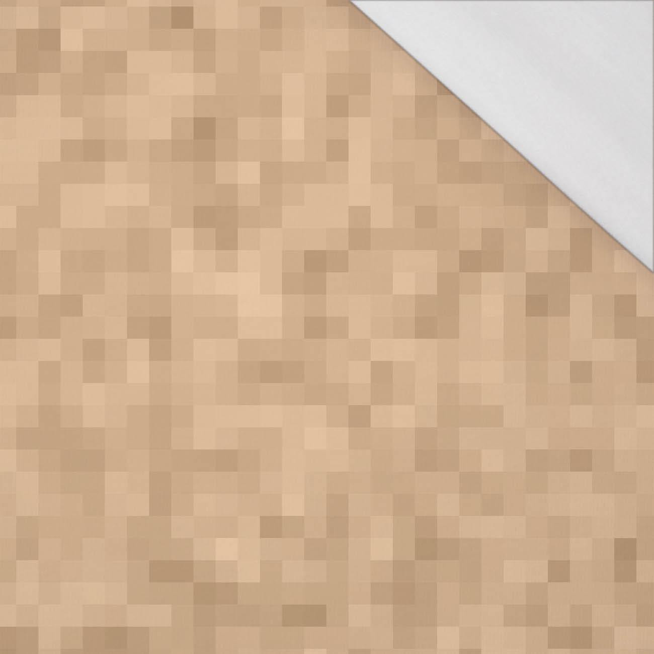 PIXEL MS.2 / beige  - bio single jerset mit Elastan Sommersweat