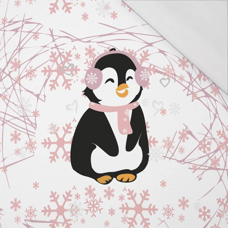 PINGUIN 2.0 / fuchsie - SINGLE JERSEY panoramisches Paneel 