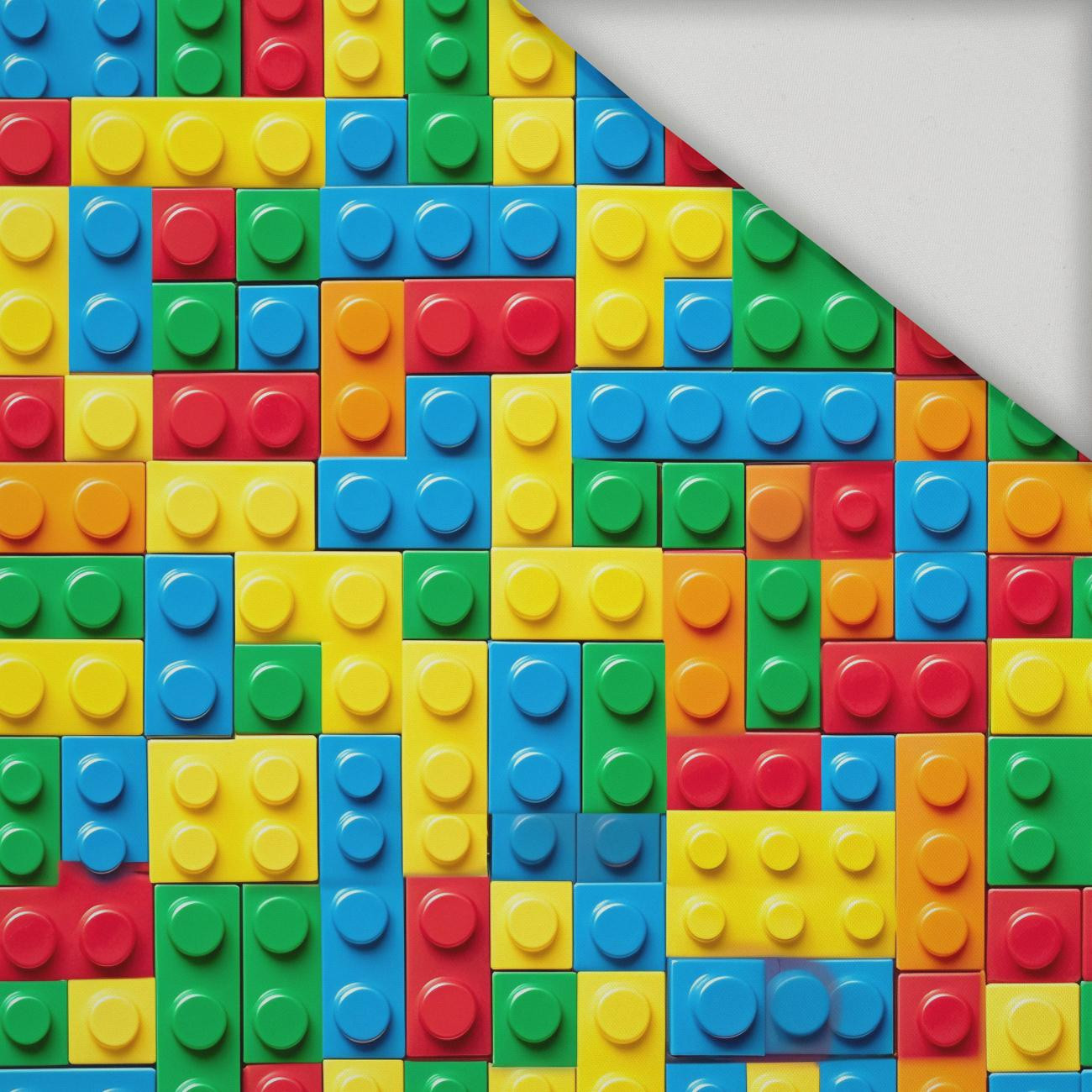 COLORFUL BLOCKS M. 1 - schnelltrocknende Webware