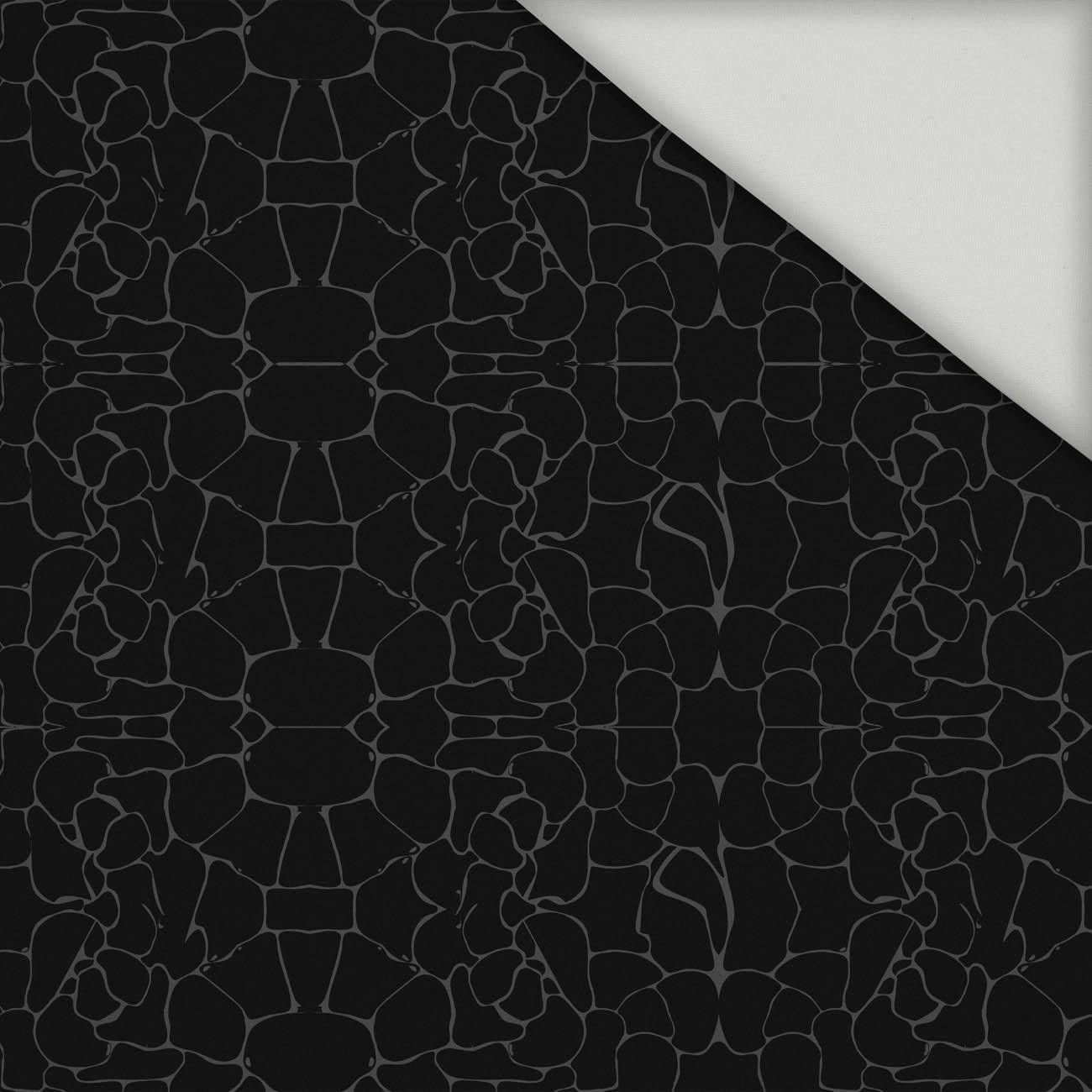 WASSERWELT (HINTERGRUND) / schwarz - schnelltrocknende Webware