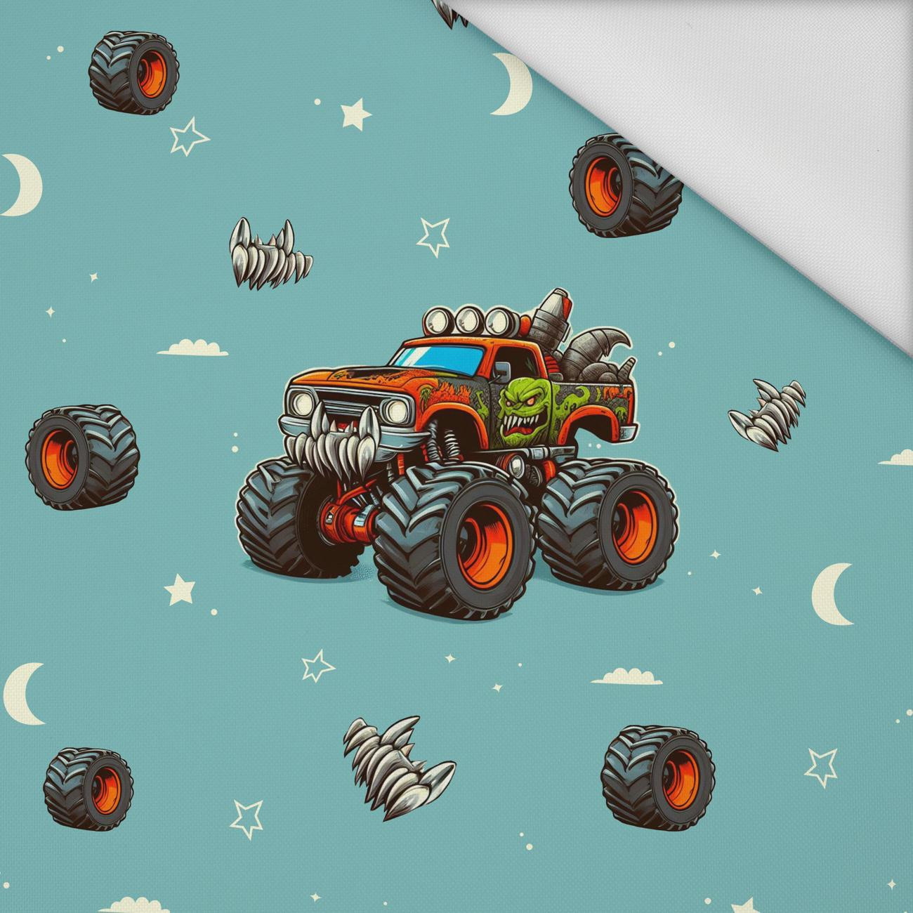 MONSTER TRUCK M. 1 - Paneel (60cm x 50cm) Wasserabweisende Webware