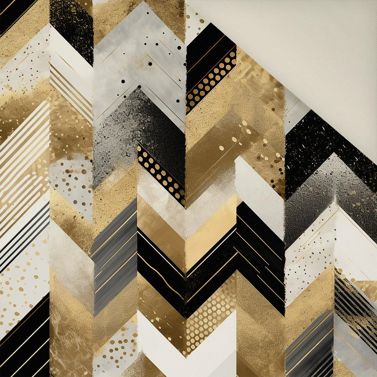 GEOMETRIC WZ. 6 - Polster- Velours