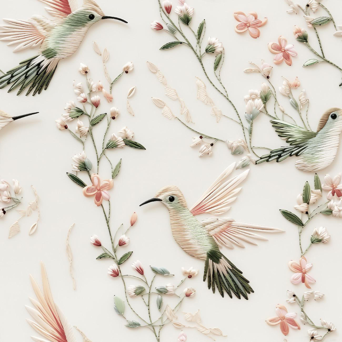 PASTEL BIRDS M. 6 (Kolibris)