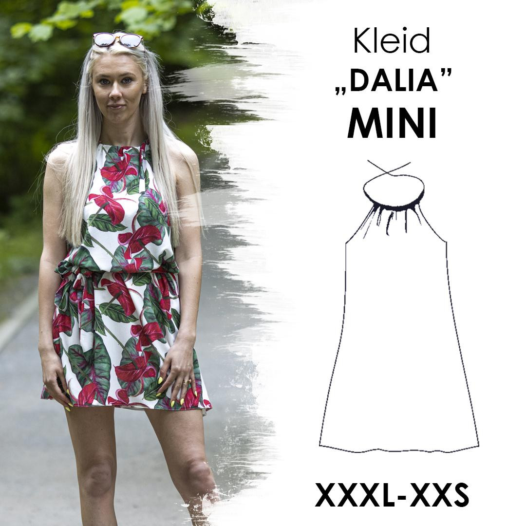 PAPIER-SCHNITTMUSTER - KLEID "DALIA" MINI