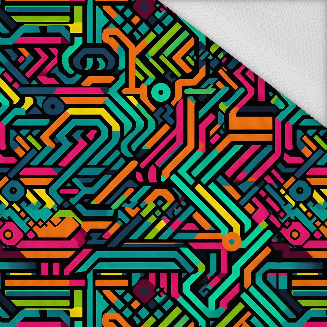 NEON ABSTRACT WZ.2 - Nylonstoff PUMI