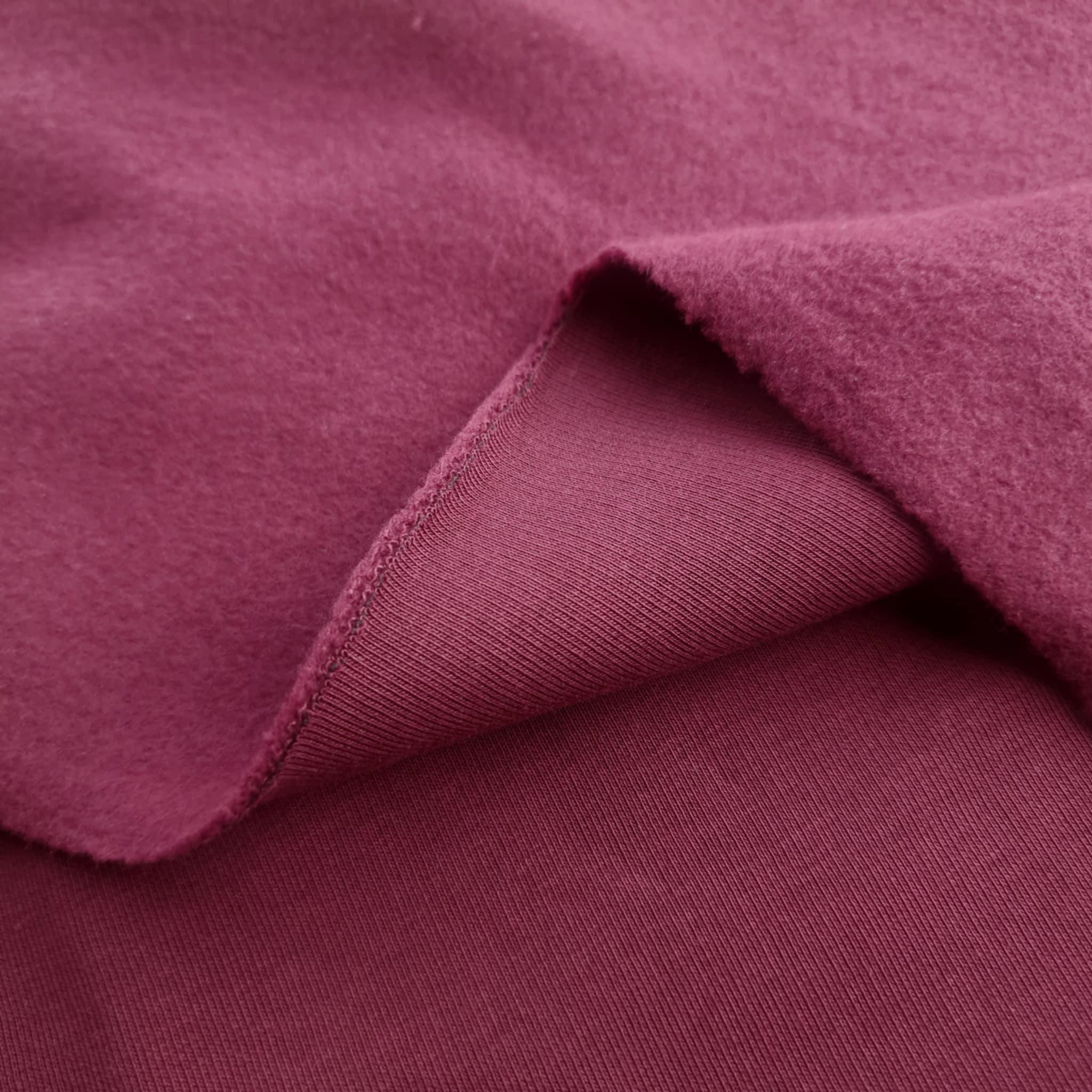 Wintersweat angeraut D300 - AUBERGINE (D-215)