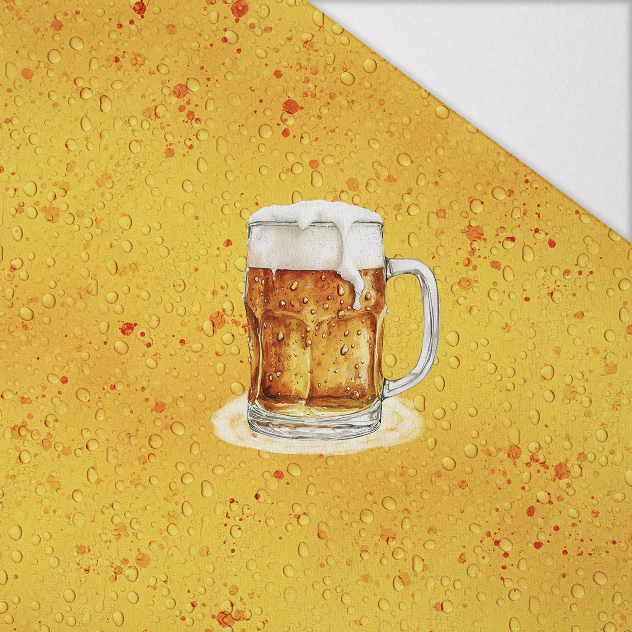 OKTOBERFEST BEER WZ.1 - panel (75cm x 80cm)  Hydrophober angerauter Wintersweat