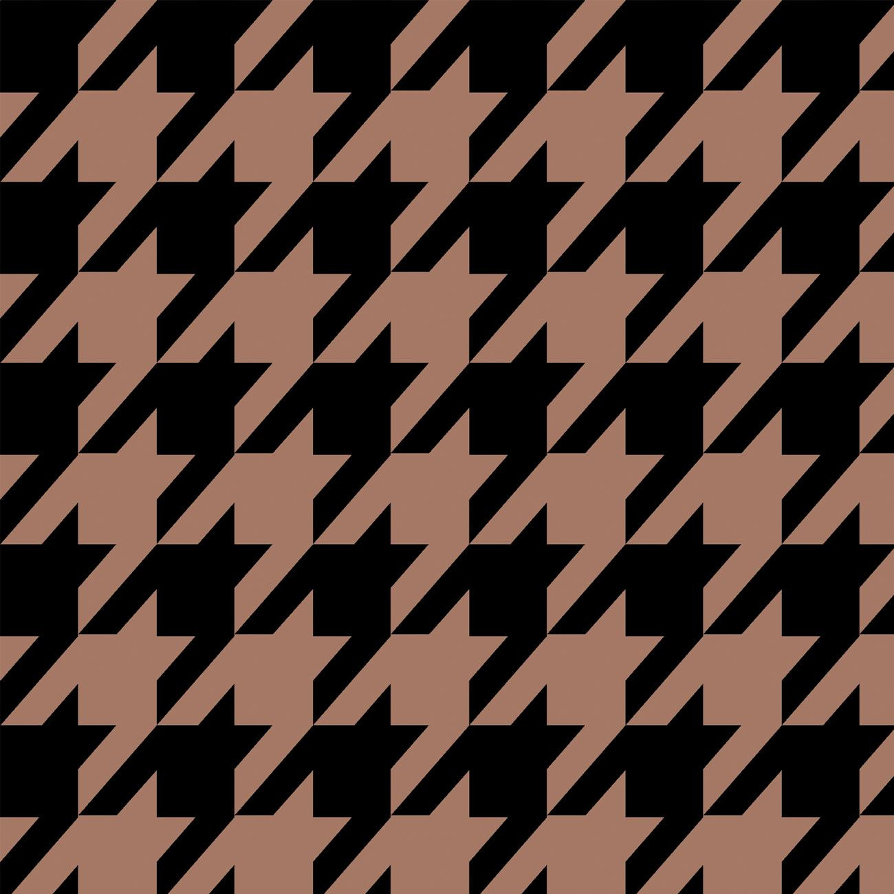 HAHNENTRITT / Mocha Mousse  - Webware für Tischdecken