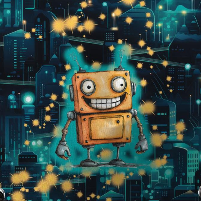 ROBOT wz.12 - panel (60cm x 50cm) SINGLE JERSEY 