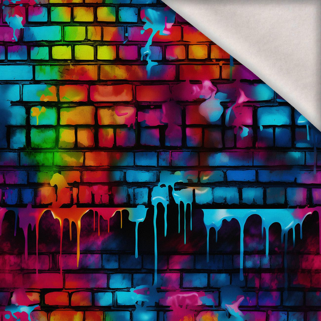 STREET GRAFFITI wz.3 - Wintersweat angeraut mit Elastan ITY STREET GRAFFITI wz.3 - Wintersweat angeraut mit Elastan ITY