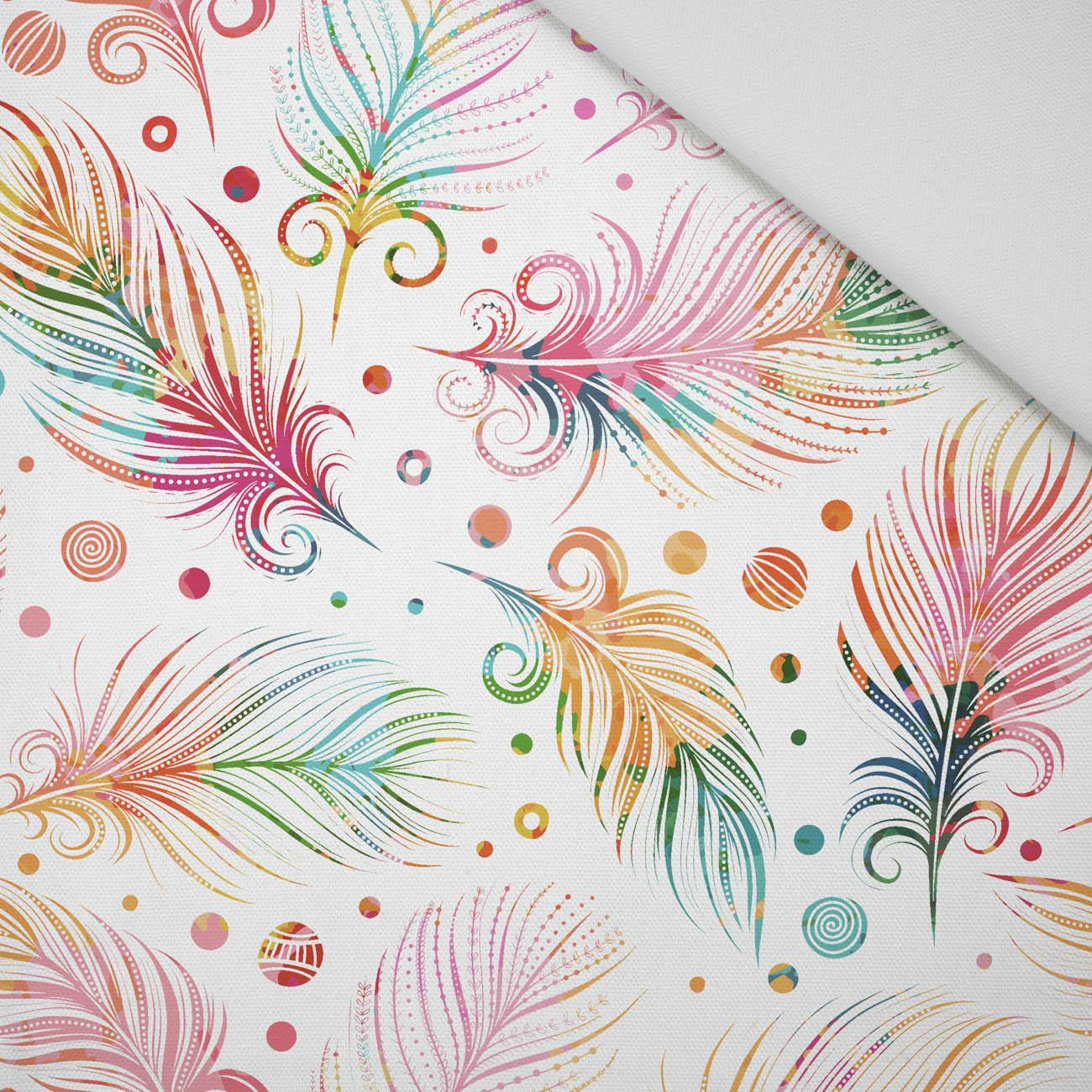 REGENBOGEN FEDERN  - Bamboo fabric 170g