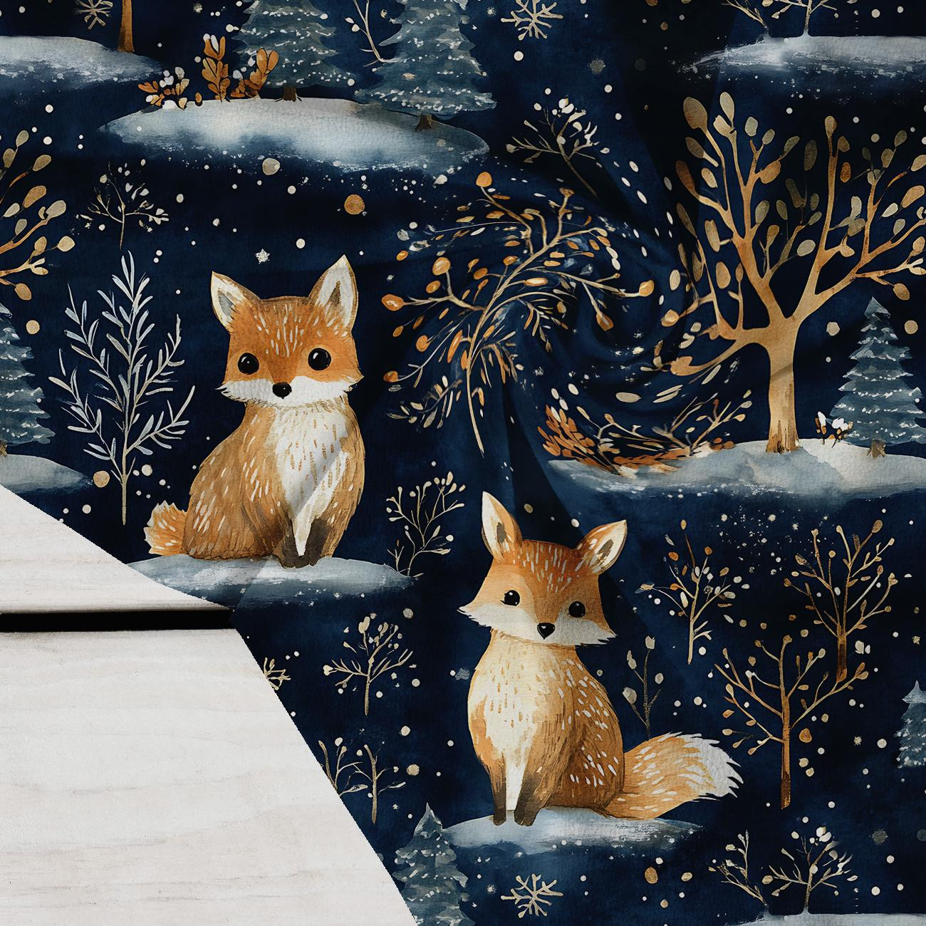 WINTER ANIMALS WZ.6 - Krepp