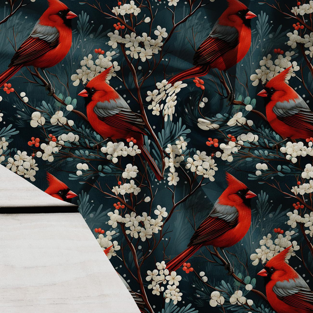 WINTER FLOWERS WZ.16 - Krepp