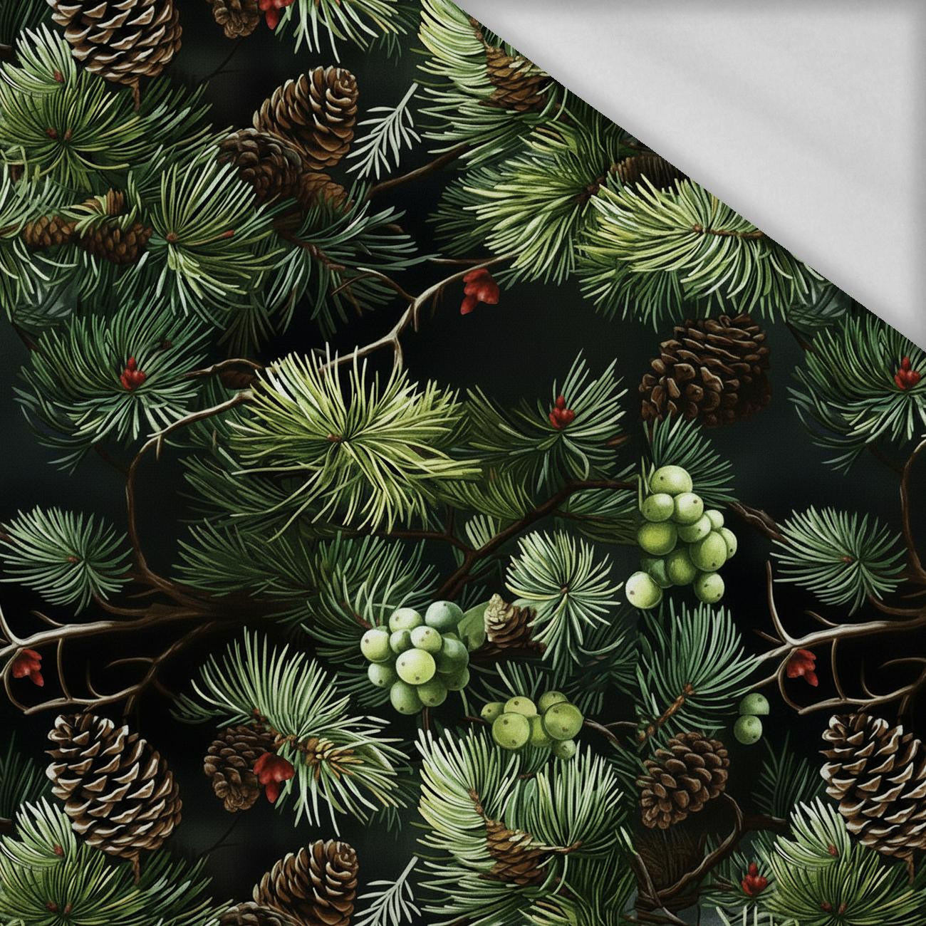 WINTER FOREST M. 1 - leichte Maschenware angeraut