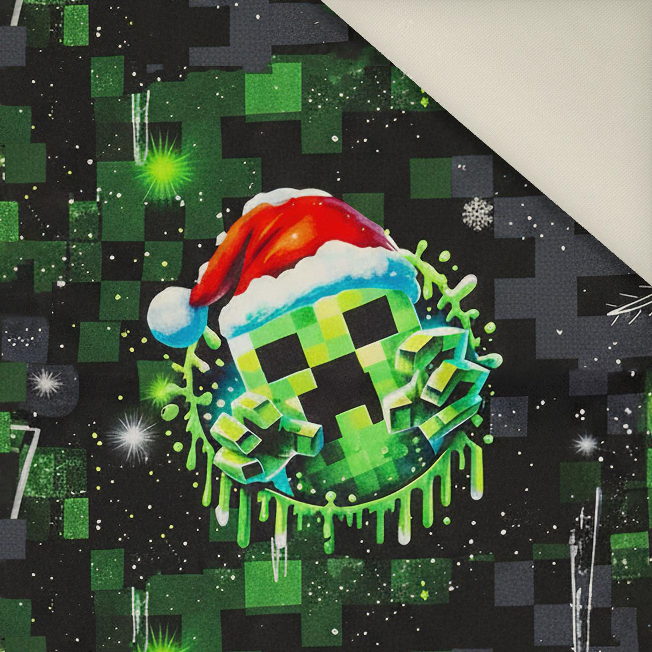 WINTER PIXEL wz.2 - Panel (60cm x 50cm)  Polster- Velours