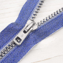 Profile Reissverschluss dekorativ teilbar 50 cm - jeans