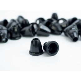 Endstücke 11mm - SCHWARZ