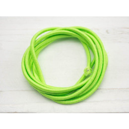 Gummikordel rund Ø 3mm - NEON GRÜN
