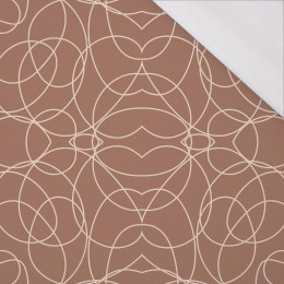 Geometric /Mocha Mousse - Single Jersey