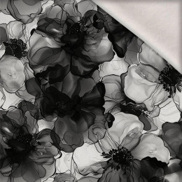 alcohol ink wz.9 - Wintersweat angeraut mit Elastan ITY