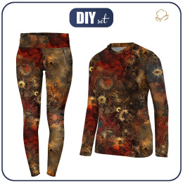 THERMO DAMEN SET (JANE) - alcohol ink wz.15 - Nähset