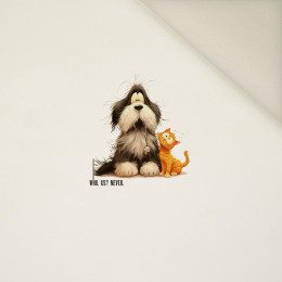 ANIMALS CUTE wz.18 - Panel (60cm x 50cm)  Polster- Velours