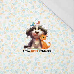 ANIMALS CUTE wz.3 - panel (60cm x 50cm) SINGLE JERSEY 