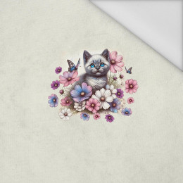 ANIMALS CUTE wz.8 - panel (60cm x 50cm) Wasserabweisende Webware
