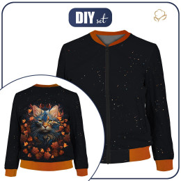 DAMEN BOMBERJACKE (KAMA) - Animals mandala wz.3  - Nähset
