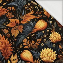 AUTUMN FLOWERS WZ.19 - leichte Maschenware angeraut