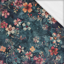 AUTUMN FLOWERS MS. 5- Single Jersey mit Elastan ITY