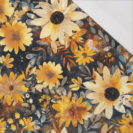 AUTUMN FLOWERS MS. 9 - Single-Jersey mit Elastan