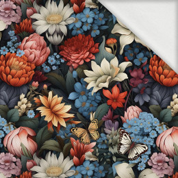 Butterfly & Flowers wz.10 - leichte Maschenware angeraut