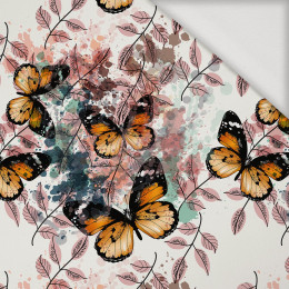 Butterfly & Flowers wz.13 - Viskose Jersey