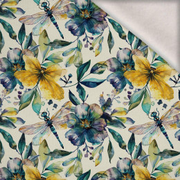 Butterfly & Flowers wz.8 - Wintersweat angeraut mit Elastan ITY