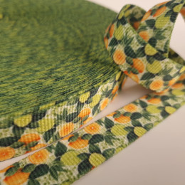 Bedrucktes Gurtband 25 mm -   Tutti Frutti wz. 11 
