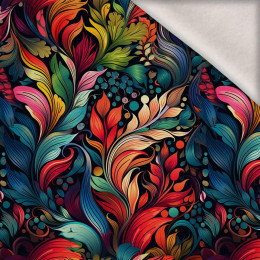 COLORFUL LEAVES m. 5 - Wintersweat angeraut mit Elastan ITY