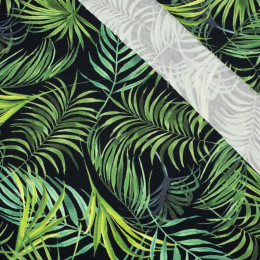 PALMENBLÄTTER Ms. 4 / schwarz- Single Jersey mit Elastan ITY
