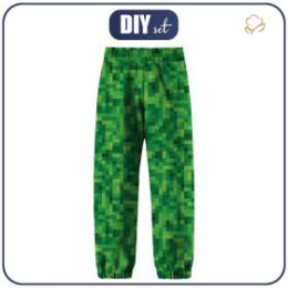 SOFTSHELL-HOSE (YETI) - PIXEL MS.2 / grün (158-164)