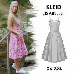PAPIER-SCHNITTMUSTER - Kleid Isabelle (XS - XXL)