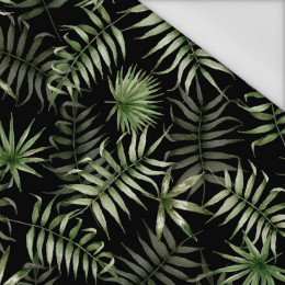 TROPISCHE BLÄTTER Ms. 3 / schwarz (JUNGLE) - Wasserabweisende Webware