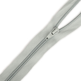 Spiral-Reißverschluss 35cm teilbar - silber (BP3)