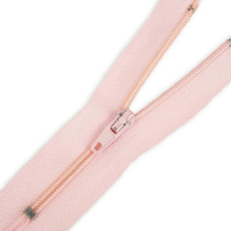 Spiral-Reißverschluss 10cm nicht teilbar - gedecktes rosa