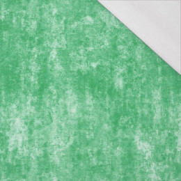 GRUNGE (grün) - bio single jerset mit Elastan  Sommersweat