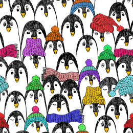 PINGUINE MIT SCHALS - Baumwoll Webware